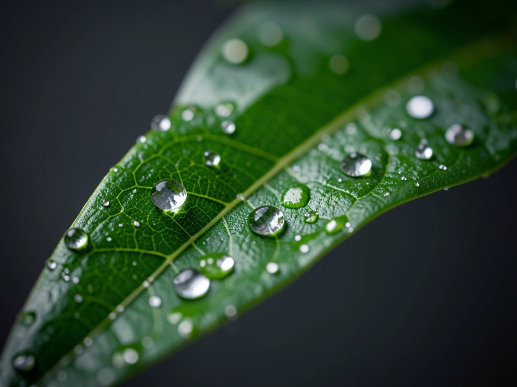 Macro botanical texture representing natural precision